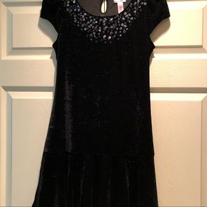Black bejeweled dress